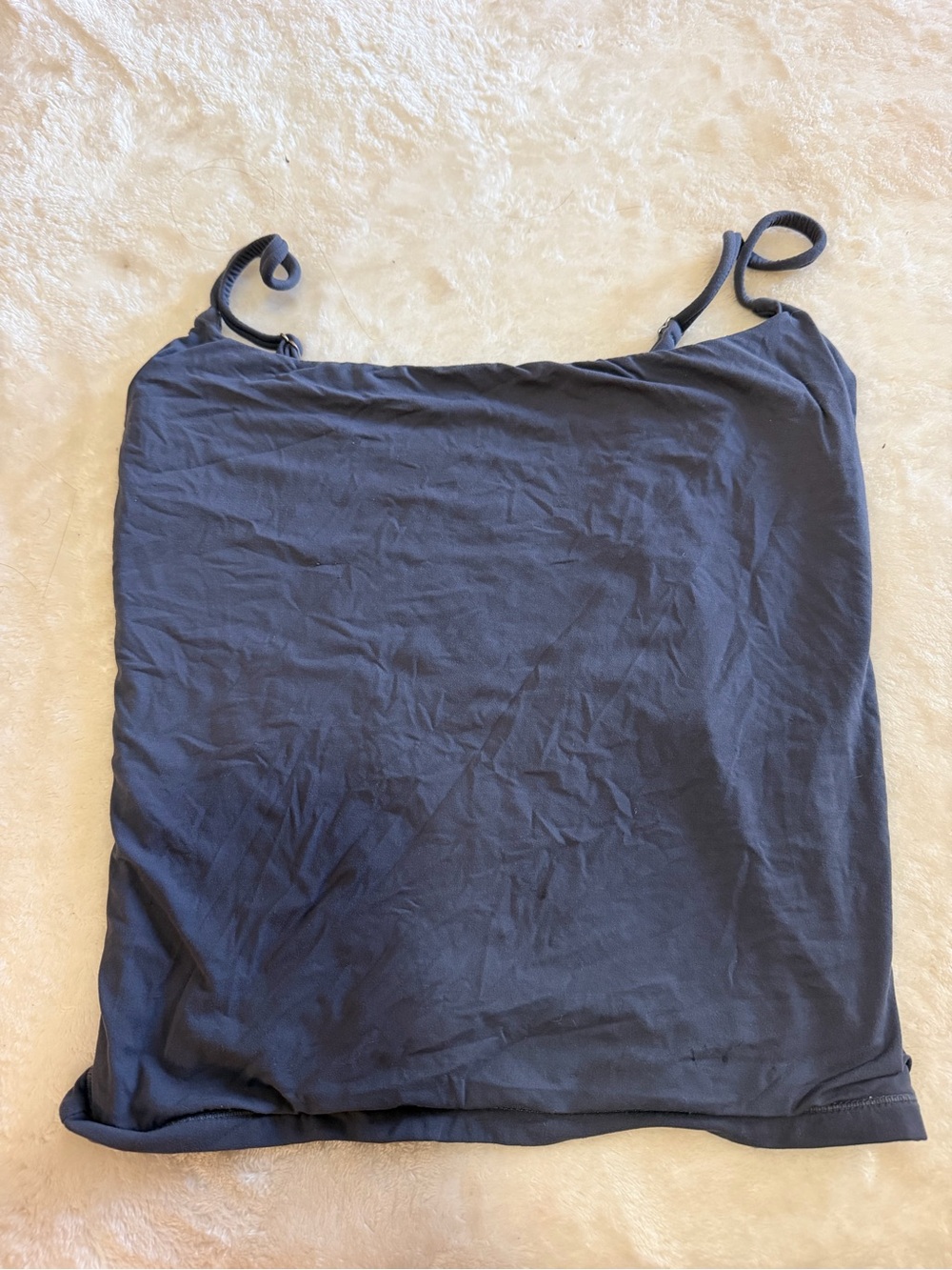 Ladies Navy Spaghetti-Strap Camisole